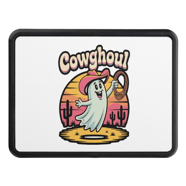 Cubierta Para Remolque Cow Ghoul Halloween Spooky (Anverso)