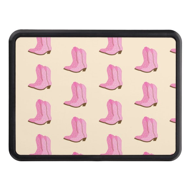 Cubierta Para Remolque Cowgirl Rosa Boots Country Texas Ranking (Anverso)