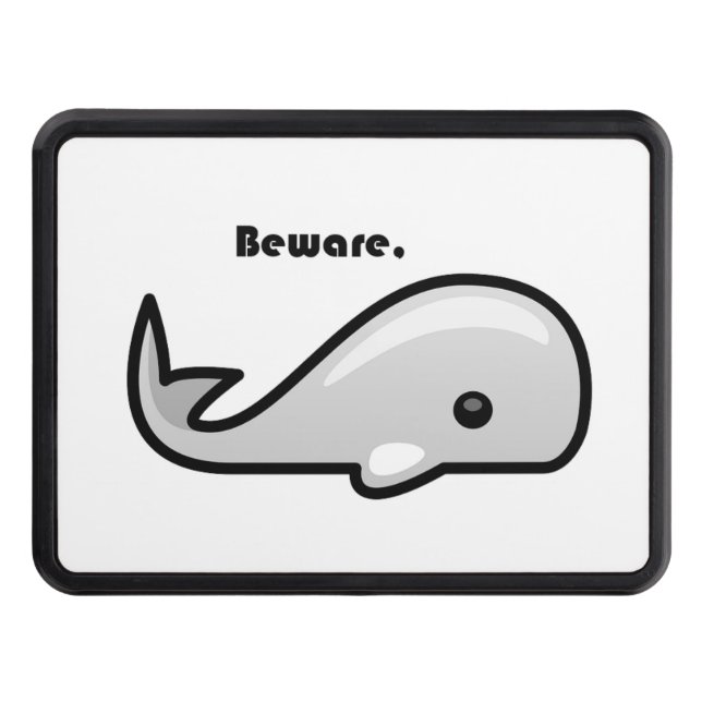 Cubierta Para Remolque Cuidado con el Personalizado de ballenas blancas (Anverso)