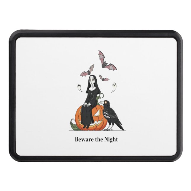 Cubierta Para Remolque Cuidado con la Nun de la fantasía nocturna (Anverso)