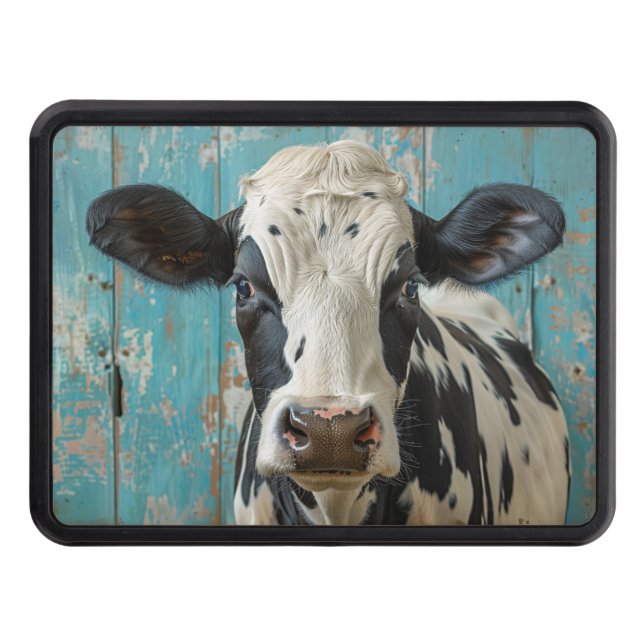 Cubierta Para Remolque Cute Dairy Cow Farmhouse Pintura (Anverso)