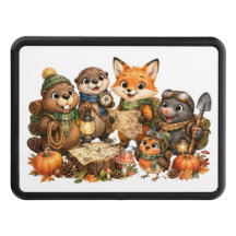 Cute Fall Woodland Animals Treasure Hunt