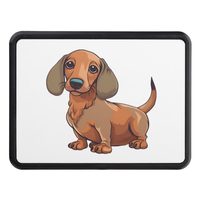 Cubierta Para Remolque Dachshund Dog Cute (Anverso)