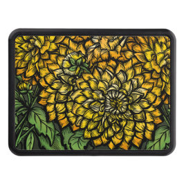 Cubierta Para Remolque Dahlias amarillas