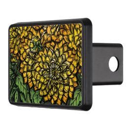 Cubierta Para Remolque Dahlias amarillas