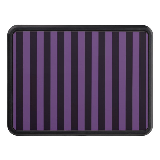 Cubierta Para Remolque Decoración de rayas de uva malva morada (Anverso)