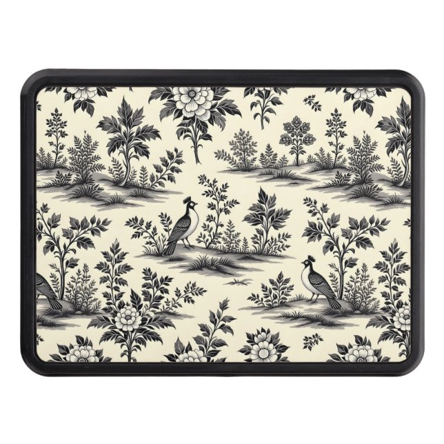 Cubierta Para Remolque Decorative French toile pattern (Anverso)