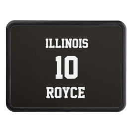 Cubierta Para Remolque Deportes Jersey Personalizable Smoky Black
