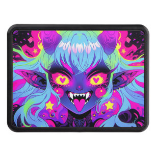 Cubierta Para Remolque Desquicia la lengua Chica Demon Elf Anime