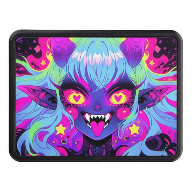 Cubierta Para Remolque Desquicia la lengua Chica Demon Elf Anime