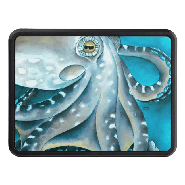 Cubierta Para Remolque Detalle de color azul octopus (Anverso)