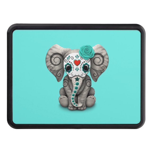 Cubierta Para Remolque Día azul del elefante muerto (Anverso)