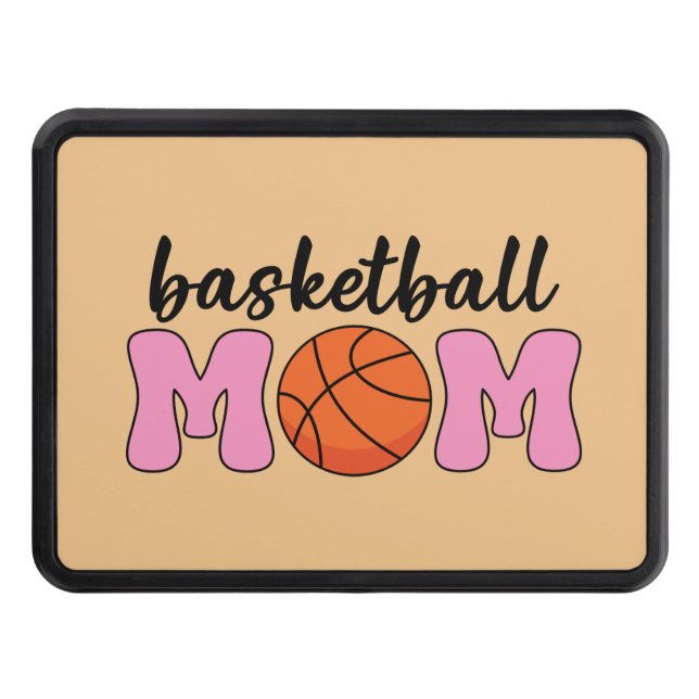 Cubierta Para Remolque Día de la Madre de mamá de baloncesto (Anverso)