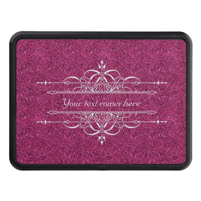 Cubierta Para Remolque Diamantina rosada (Anverso)