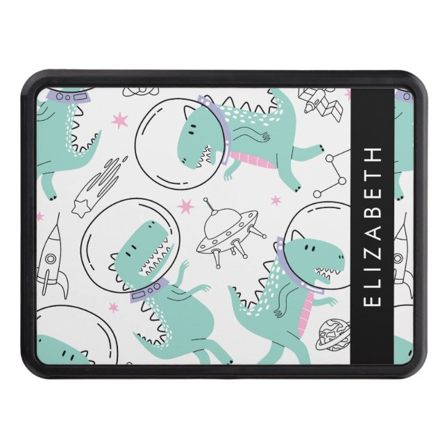 Cubierta Para Remolque Dinosaurios Espaciales, Dinosaurios Cutos, Estrell (Anverso)