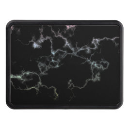 Cubierta Para Remolque Diseño colorido de la electricidad de mármol negro