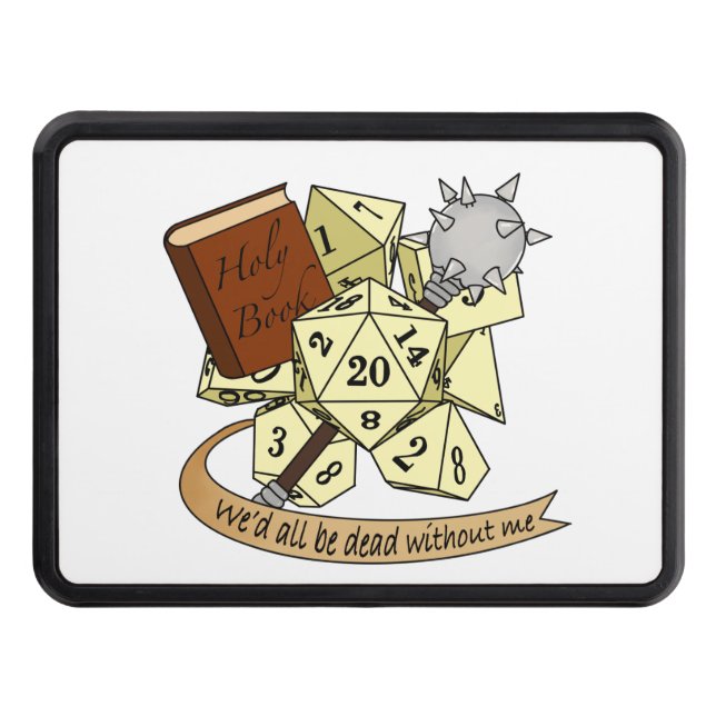 Cubierta Para Remolque Diseño de dados de clérigo (Anverso)