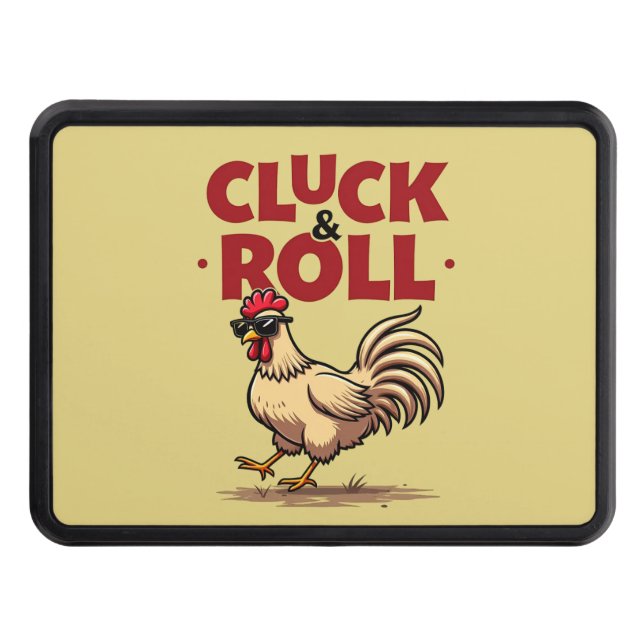 Cubierta Para Remolque Diseño divertido de Personalizados de Guay "Cluck  (Anverso)