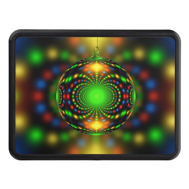 Cubierta Para Remolque Diseño fractal de adorno navideño-29440 (Anverso)