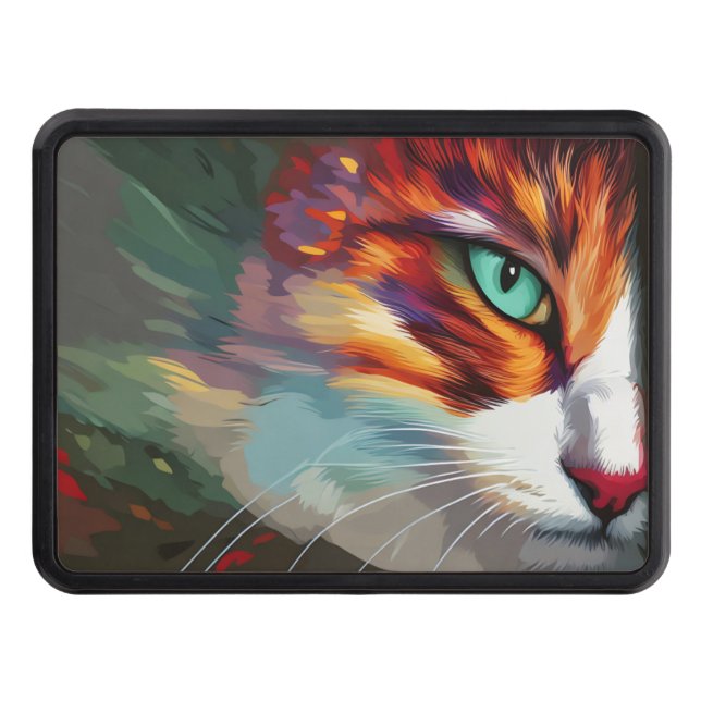 Cubierta Para Remolque Diseño ocular del gato (Anverso)