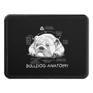 Cubierta Para Remolque Divertido Bulldog inglés anatomía biología de perr