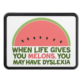 Cubierta Para Remolque Divertido Chiste dislexia Melones de Lemons
