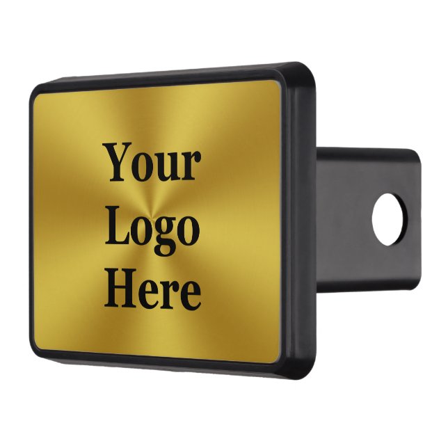 Cubierta Para Remolque DiY Faux Brusht Gold Look Your Logo Here (Izquierda)