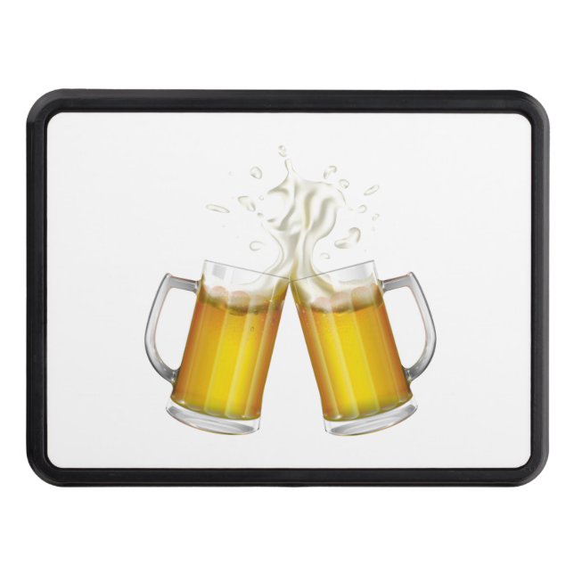 Cubierta Para Remolque Dos tazas con una cerveza ligera. (Anverso)