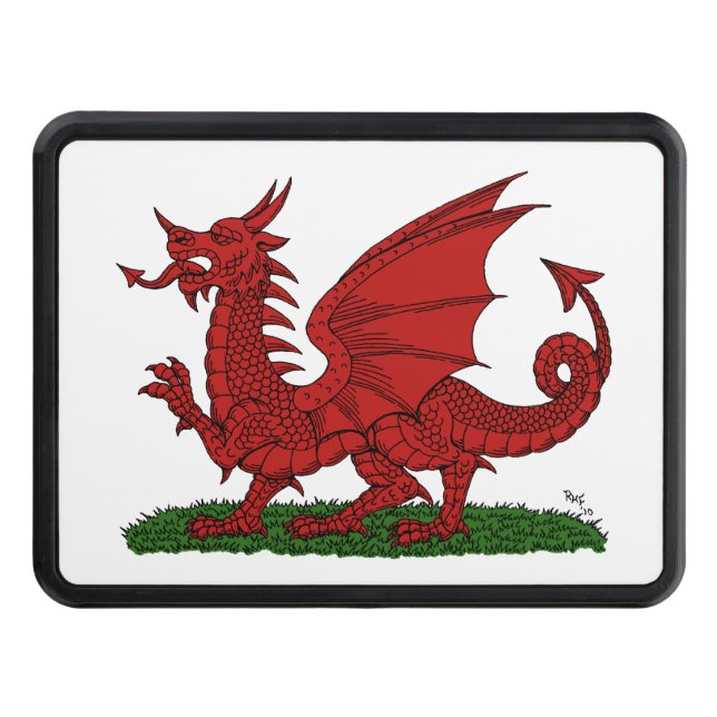 Cubierta Para Remolque Dragón Rojo de Gales (Anverso)