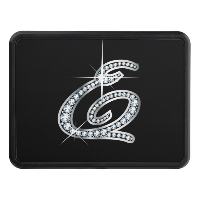 Cubierta Para Remolque E Faux "Diamond Bling" Trailer Hitch Cover (Anverso)