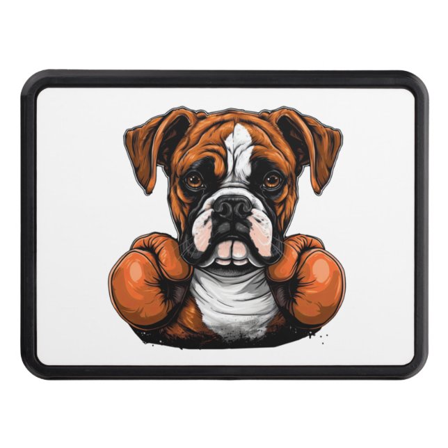 Cubierta Para Remolque El arte de diseño de BoxerLoveK9 (Anverso)