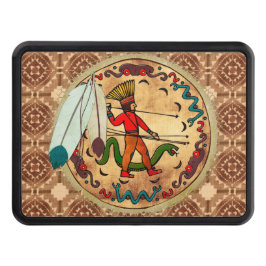 Cubierta Para Remolque El arte folclórico nativo-guerrero americano