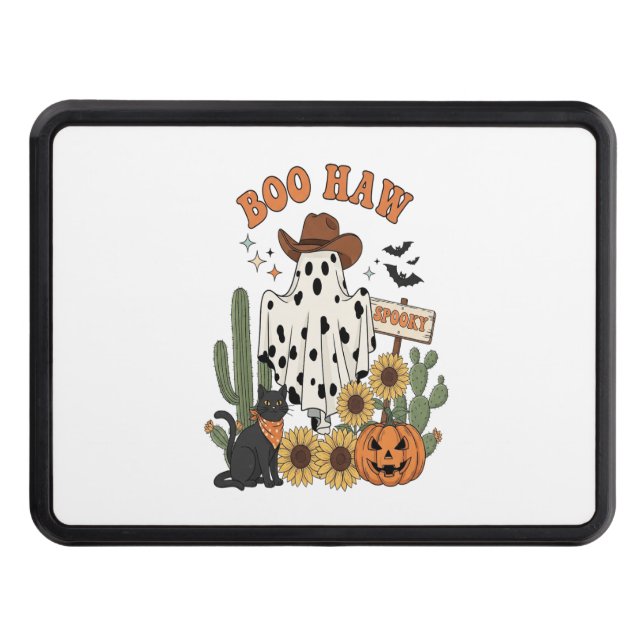 Cubierta Para Remolque El fantasma de la vaca fantasma occidental-diverti (Anverso)