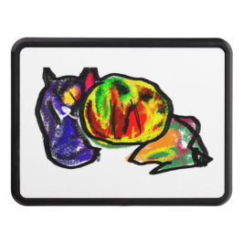 Cubierta Para Remolque El gato negro espera el otoño