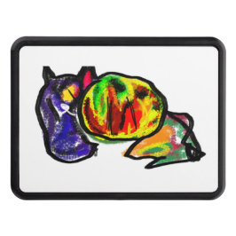 Cubierta Para Remolque El gato negro espera el otoño