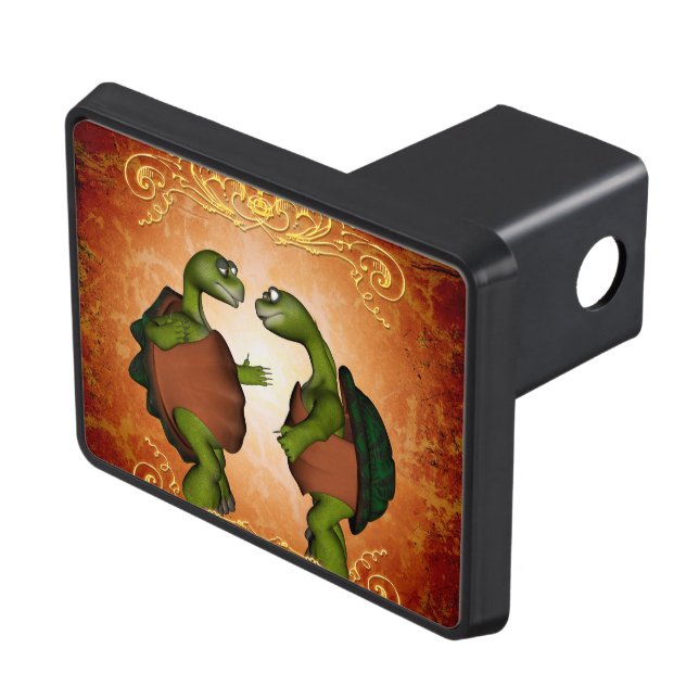 Cubierta Para Remolque El mejor amigo, tortugas habla el uno al otro (Parte superior derecha)