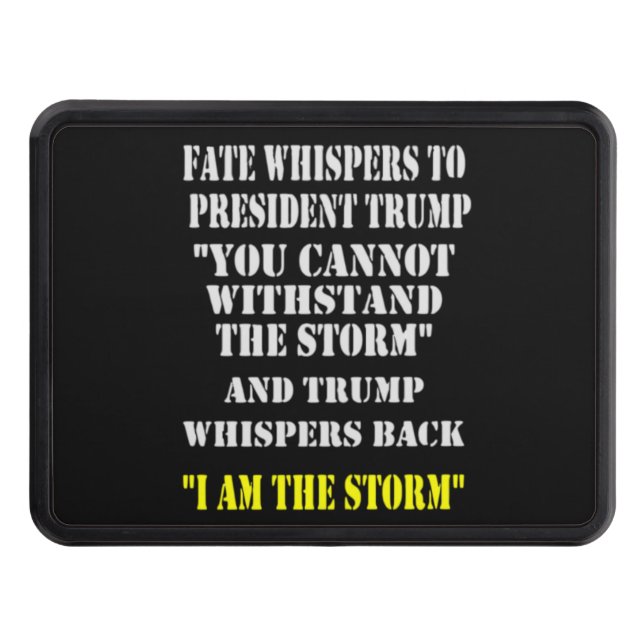 CUBIERTA PARA REMOLQUE EL SINO SUSURRA A PRESIDENTE TRUMP (Anverso)