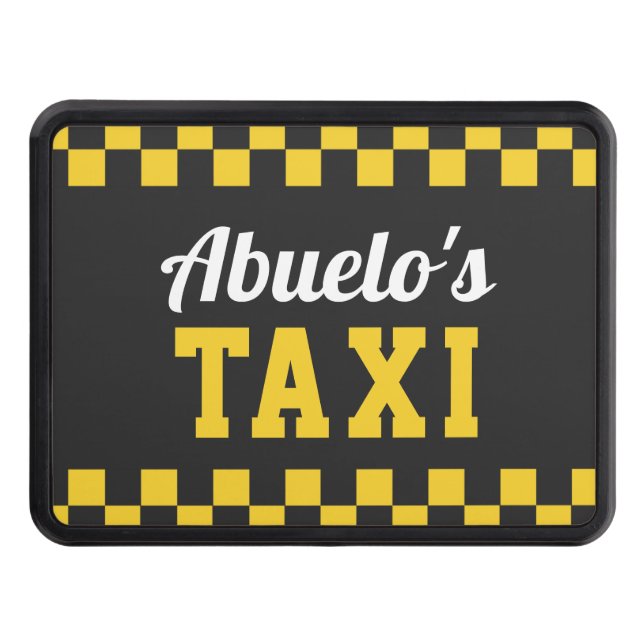 Cubierta Para Remolque El taxi de Abuelo | Nickname del abuelo gracioso (Anverso)