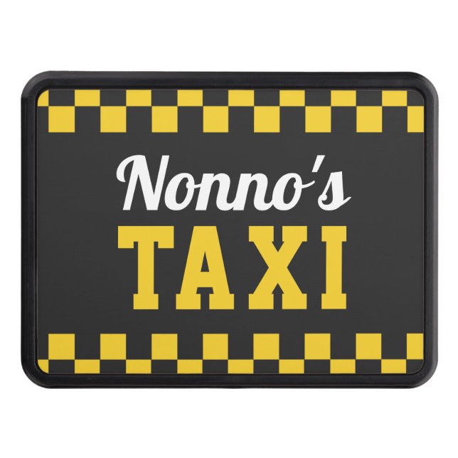 Cubierta Para Remolque El taxi de Nonno | Nickname gracioso abuelo (Anverso)