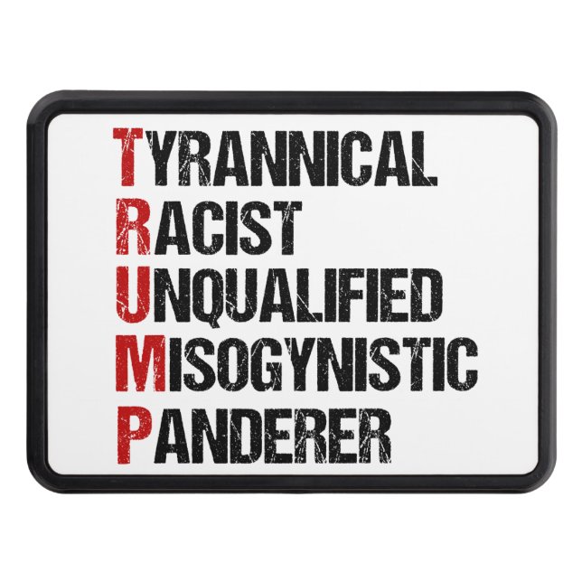 Cubierta Para Remolque Elecciones políticas divertidas contra Trump (Anverso)