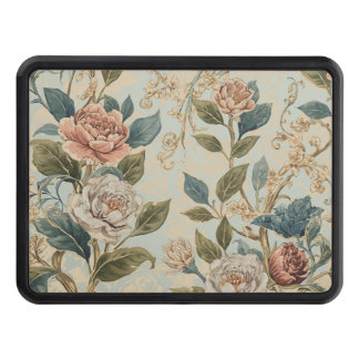 Cubierta Para Remolque Elegant Luxury Roses Pattern Throw Pillow 