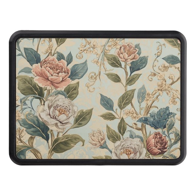 Cubierta Para Remolque Elegant Luxury Roses Pattern Throw Pillow  (Anverso)