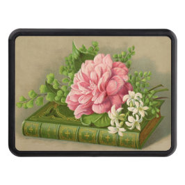 Cubierta Para Remolque Elegante libro elegante de flores de época peony