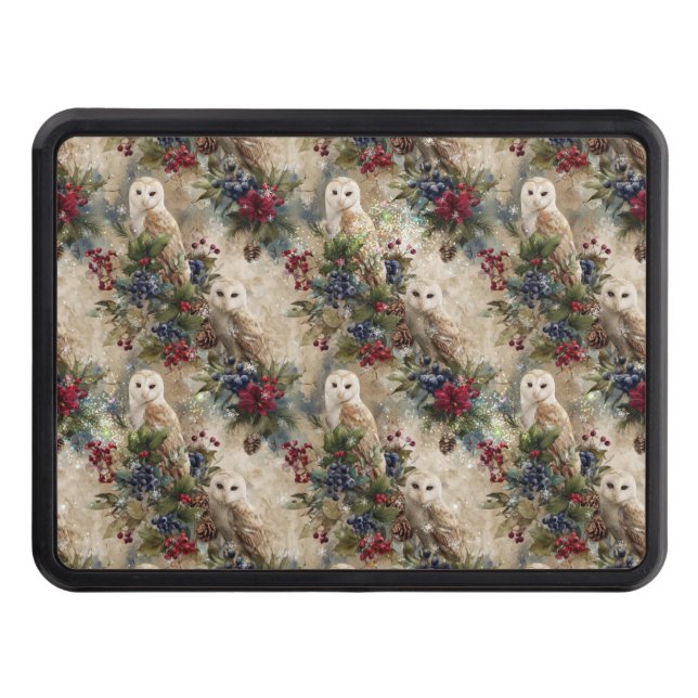 Cubierta Para Remolque Enchanting Floral Owl (Anverso)