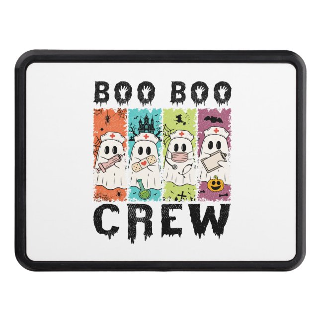 Cubierta Para Remolque Enfermera de Boo Boo Crew Halloween (Anverso)
