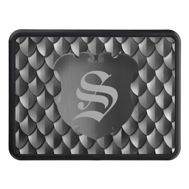 Cubierta Para Remolque Escalas de dragones negros (Anverso)