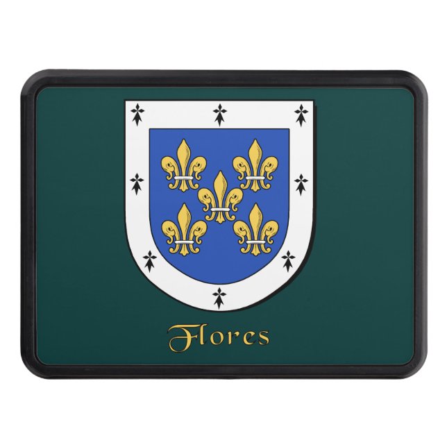 Cubierta Para Remolque Escudo de la familia Flores (Anverso)