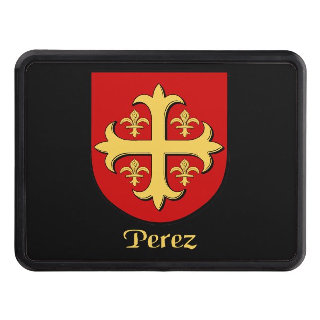 Cubierta Para Remolque Escudo de la familia Perez (Anverso)