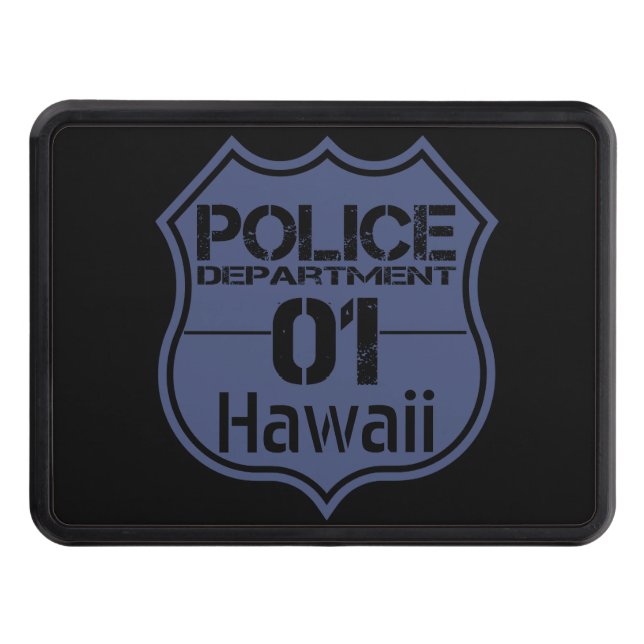 Cubierta Para Remolque Escudo del Departamento de Policía de Hawái 01 (Anverso)