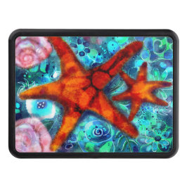 Cubierta Para Remolque Espectacular Starfish SeashelBeach Verde azulado P